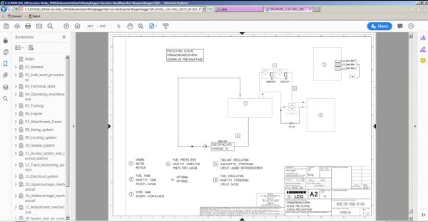 Liebherr LidosEN Mining Truck Excavator 092020 Parts and Service Document Offline DVD 15