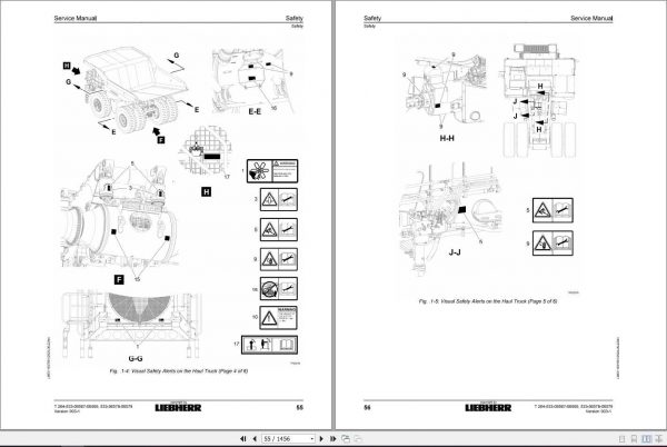 Liebherr Mining Truck T264 533 06567 06569 06578 06579 Service Manual 2