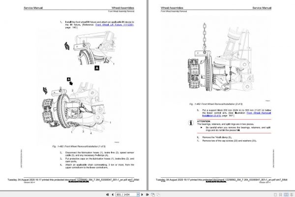Liebherr Mining Truck T264 53300047 Service Manual 3