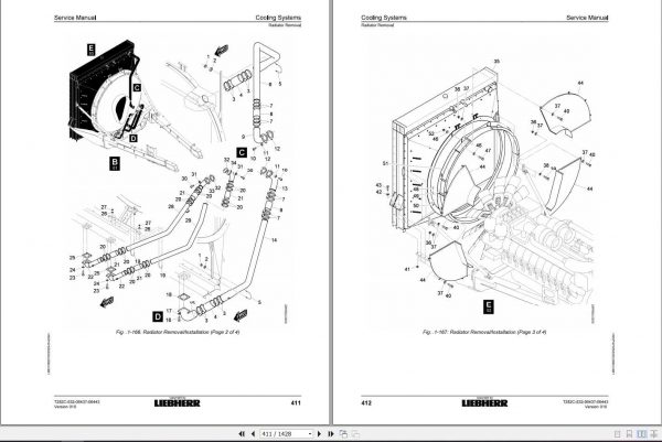 Liebherr Mining Truck T282C 532 06437 06443 Service Manual 3