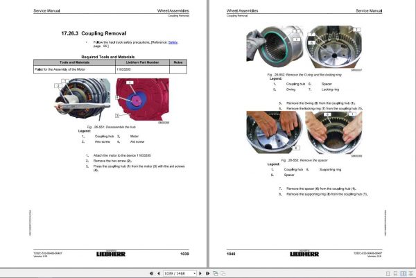 Liebherr Mining Truck T282C 532 06486 06487 Service Manual 4
