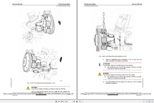 Liebherr Mining Truck T282C 532 06488 06491 Service Manual 3