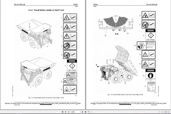 Liebherr Mining Truck T282C 532 06493 Service Manual 2