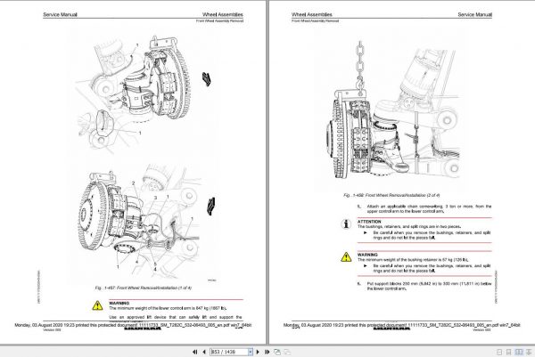 Liebherr Mining Truck T282C 532 06493 Service Manual 3