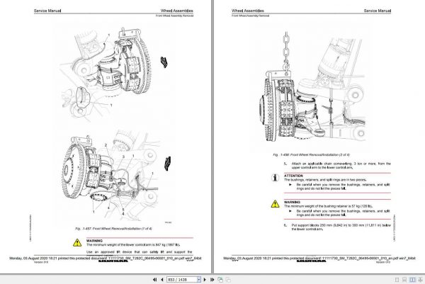 Liebherr Mining Truck T282C 532 06495 06501 Service Manual 3