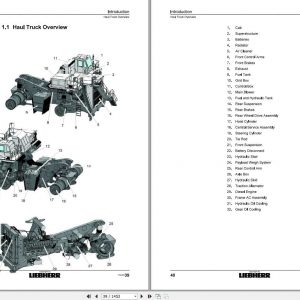 Liebherr Mining Truck T282C 532 06513 06514 Service Manual 1