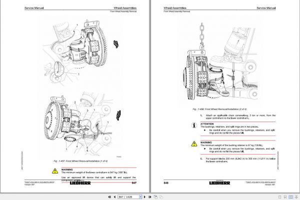 Liebherr Mining Truck T282C 532 06515 06533 06537 Service Manual 3