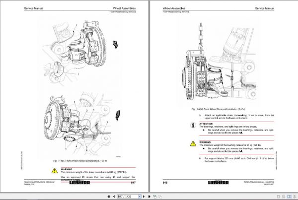Liebherr Mining Truck T282C 532 06516 06524 06532 Service Manual 3