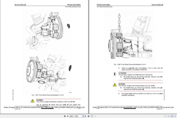 Liebherr Mining Truck T282C 532 06551 06559 Service Manual 3