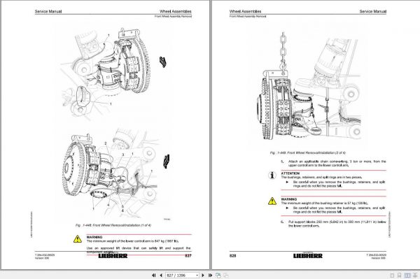 Liebherr Mining Truck T284 532 06529 Service Manual 3