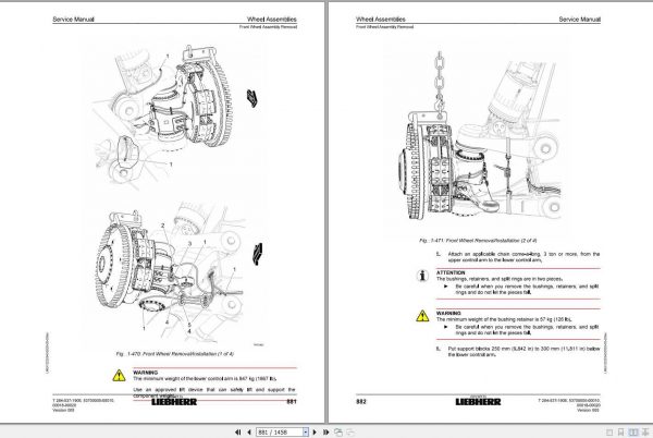 Liebherr Mining Truck T284 537 1906 Service Manual 3