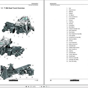 Liebherr Mining Truck T284 53700013 Service Manual 1