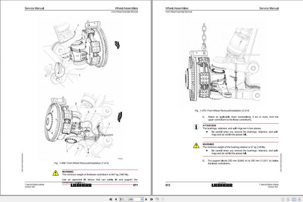 Liebherr Mining Truck T284 53700041 00044 Service Manual 3