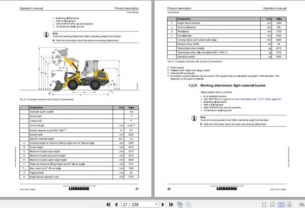 Liebherr Wheel Loader L507 53995 Operating Manual 3
