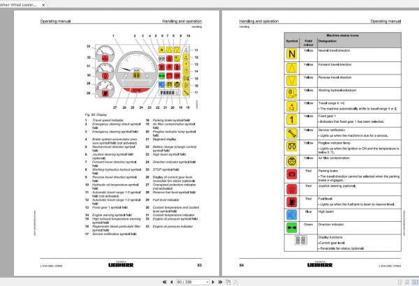 Liebherr Wheel Loader L514 1265 SN 27643 Operators Manual 2