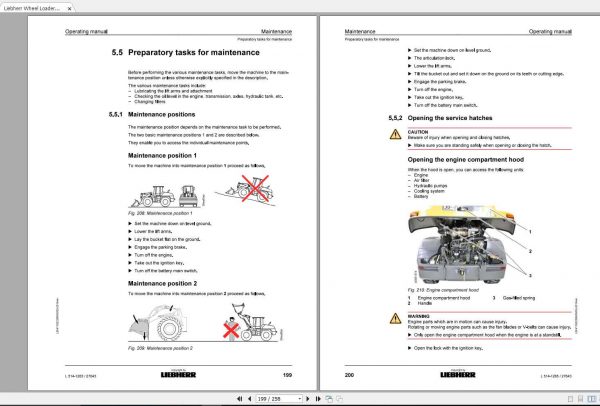 Liebherr Wheel Loader L514 1265 SN 27643 Operators Manual 3