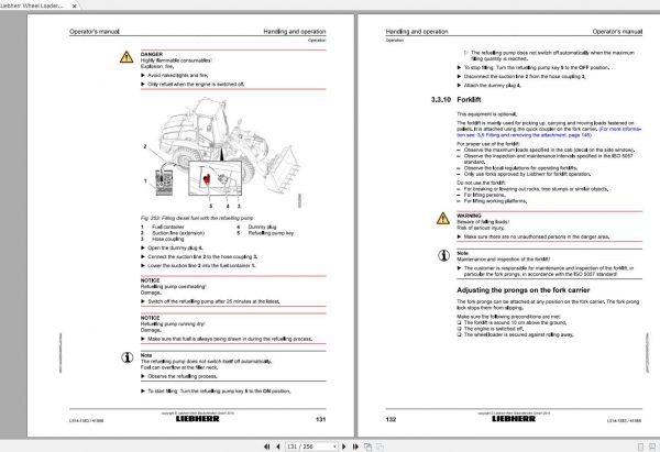 Liebherr Wheel Loader L514 1583 SN 41988 Operators Manual 2