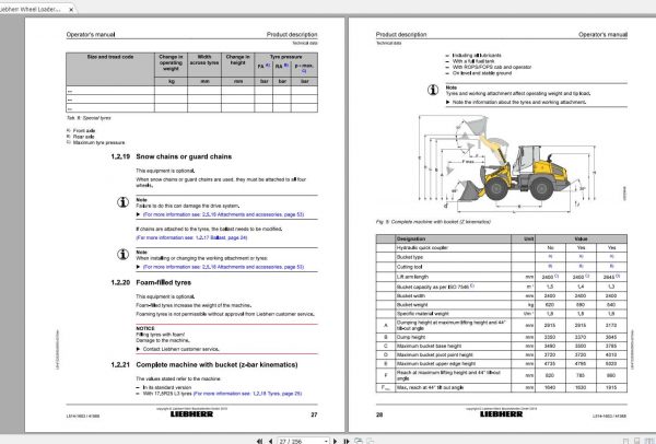 Liebherr Wheel Loader L514 1663 SN 41988 Operators Manual 2