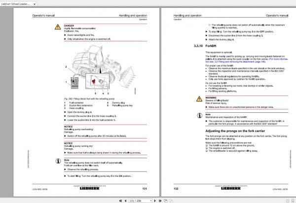Liebherr Wheel Loader L518 1655 SN 39726 Operators Manual 3
