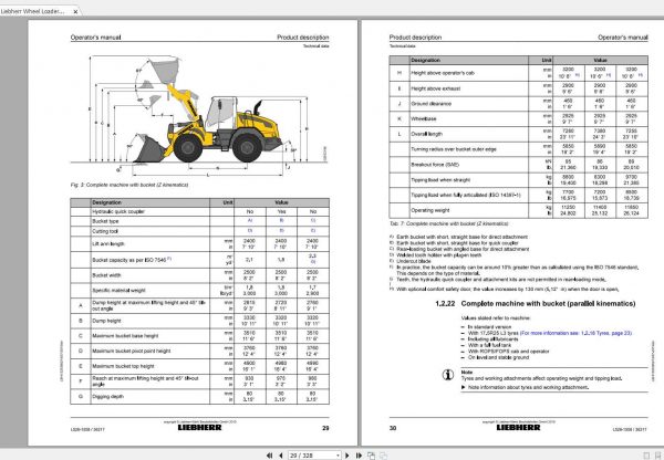 Liebherr Wheel Loader L526 1558USA CAN SN 36217 Operators Manual 2