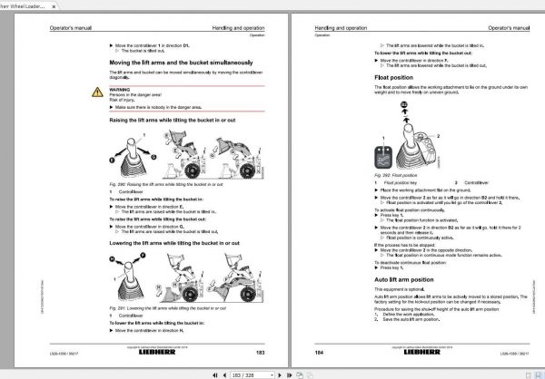 Liebherr Wheel Loader L526 1558USA CAN SN 36217 Operators Manual 3