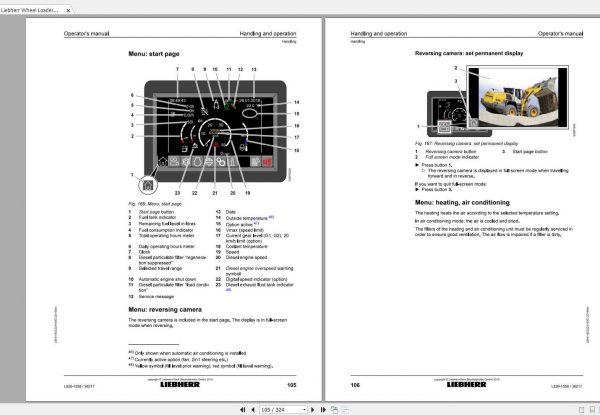 Liebherr Wheel Loader L526 1558 SN 36217 Operators Manual 3
