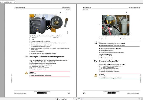 Liebherr Wheel Loader L528 1267USA CAN SN 40517 Operators Manual 4