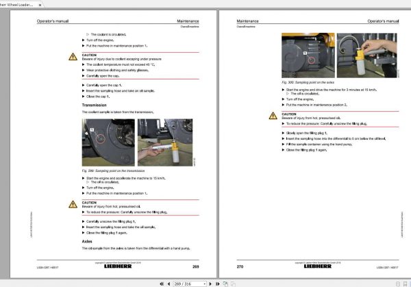 Liebherr Wheel Loader L528 1267 SN 40517 Operators Manual 3