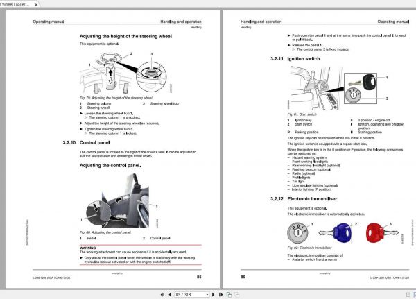 Liebherr Wheel Loader L538 1268USA CAN SN 31321 Operators Manual 2