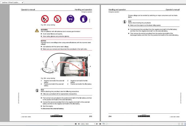 Liebherr Wheel Loader L538 1268 SN 34983 Operators Manual 3