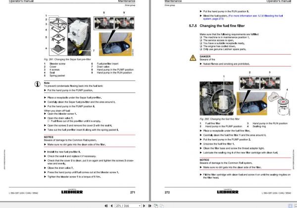 Liebherr Wheel Loader L550 1287USA CAN SN 35542 Operators Manual 3