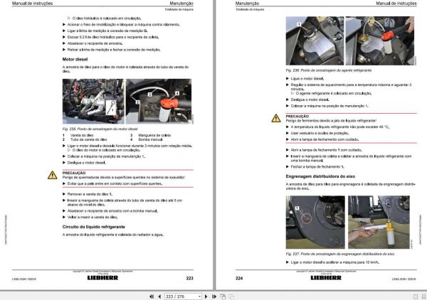 Liebherr Wheel Loader L550 1839 SN 52016 Operators ManualPT BR 3