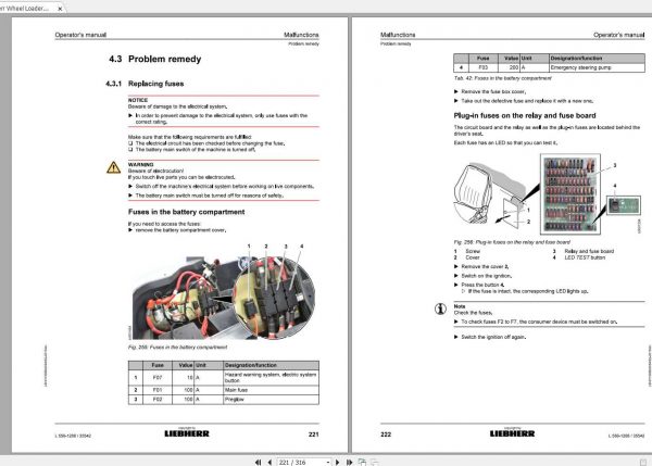 Liebherr Wheel Loader L556 1288 SN 35542 Operators Manual 3