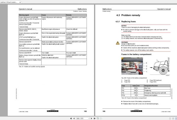Liebherr Wheel Loader L556 1289 SN 31680 Operators Manual 3
