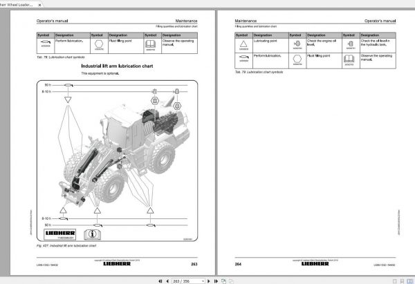 Liebherr Wheel Loader L556 1332 SN 54432 Operators Manual 3