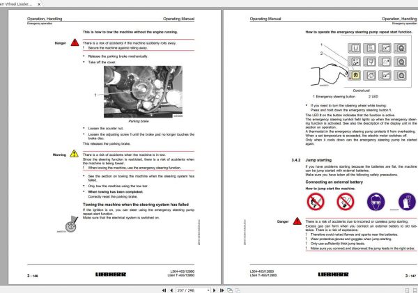 Liebherr Wheel Loader L564T 463 SN 12800 Operators Manual 3