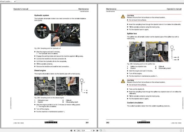 Liebherr Wheel Loader L566 1168 SN 35542 Operators Manual 3