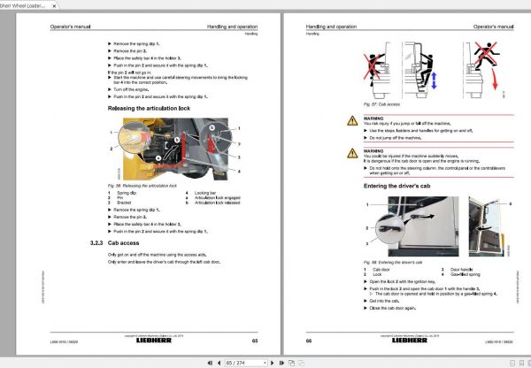Liebherr Wheel Loader L566 1616 SN 38529 Operators Manual 3