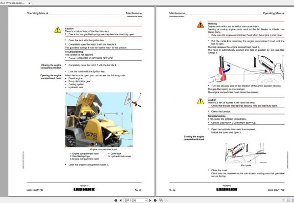Liebherr Wheel Loader L566 4602plus2 SN 11780 Operators Manual 3