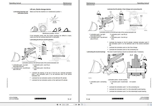 Liebherr Wheel Loader L574S 472 SN 0384 Operators Manual 3