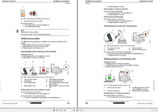Liebherr Wheel Loader L576 1169USA CAN SN 40349 Operators Manual 3