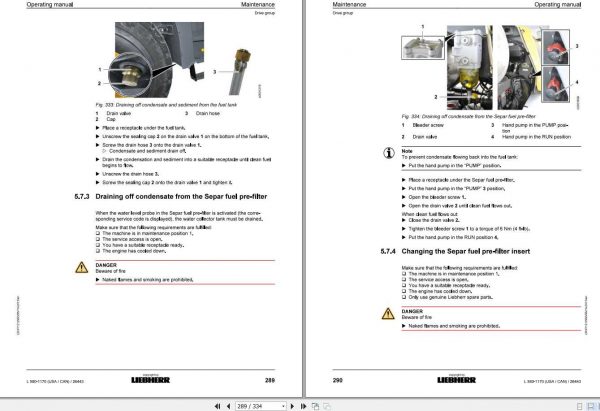 Liebherr Wheel Loader L580 1170USA CAN SN 26443 Operators Manual 4