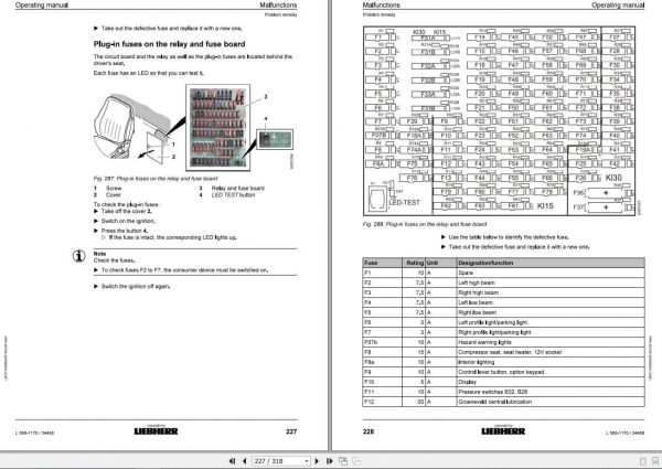Liebherr Wheel Loader L580 1170 SN 34468 Operators Manual 3