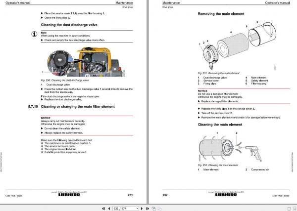 Liebherr Wheel Loader L580 1495 SN 36699 Operators Manual 3
