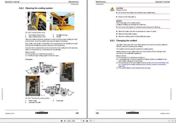 Liebherr Wheel Loader L580 459 SN 35715 Operators Manual 3