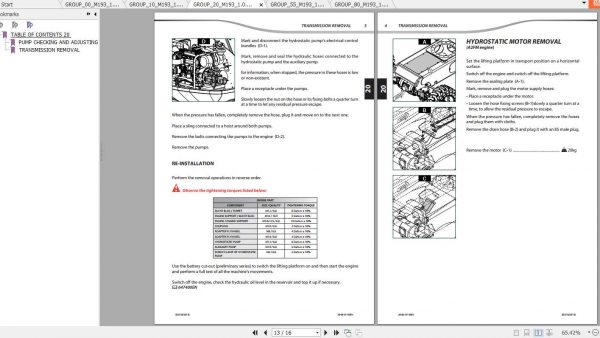 Manitou Articulated Platform 160ATJ E3 Service Manual 3