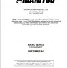 Manitou Forklift 805323 Series Part Manual 1