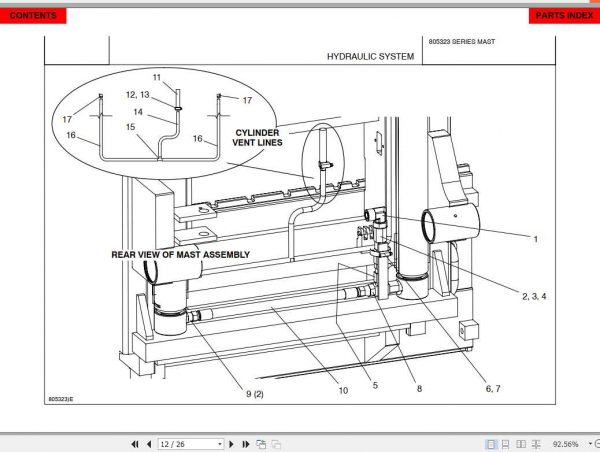 Manitou Forklift 805323 Series Part Manual 2