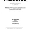 Manitou Forklift 805358 Series Part Manual 1