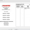 Manitou Forklift M26 50 HST3B Part Manual 1